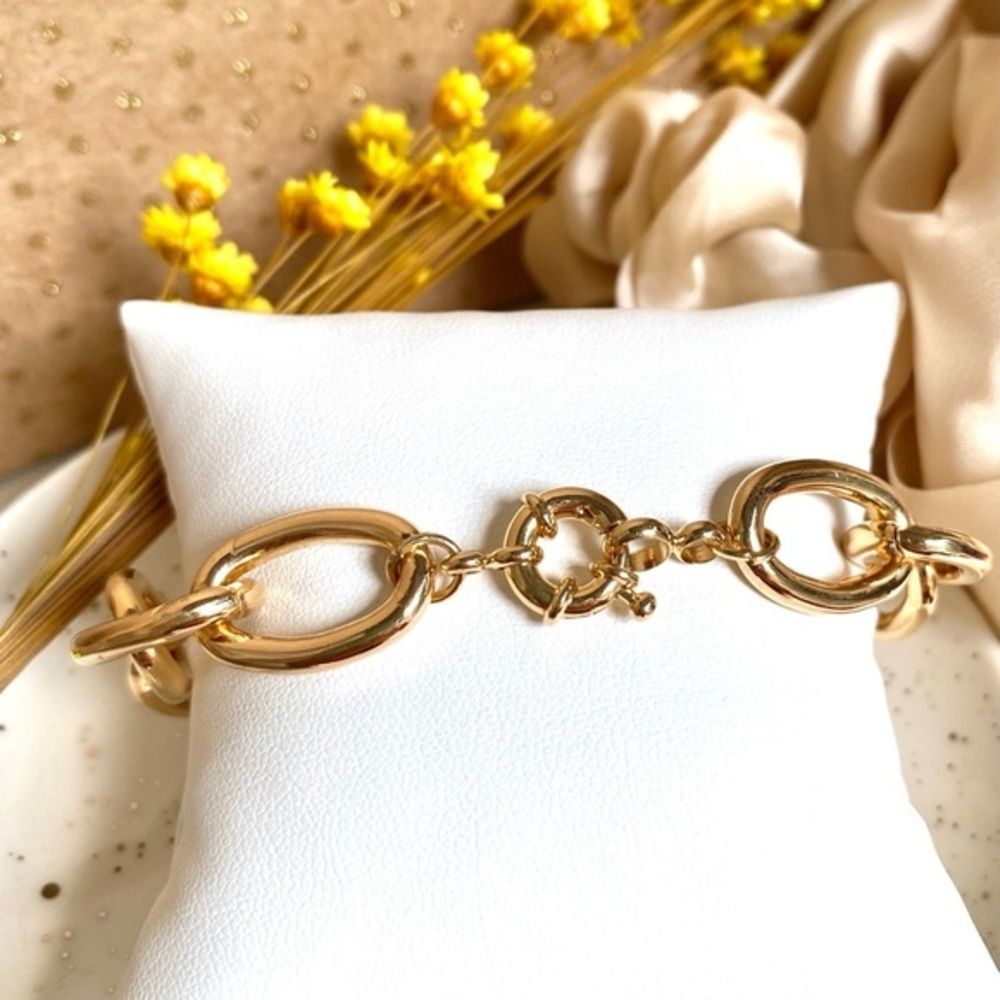 Gold Filled Link Chain Bracelet
